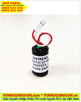 Siemens 6ES7971-1AA00-0AA0, Pin Siemens 6ES7971-1AA00-0AA0 1/2AA 1200mAh /Xuất xứ ĐỨC 